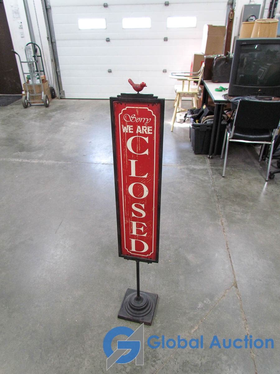 Open Standing Sign Free Standing Open/Closed Sign