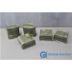 (5) RCAF Food Packet Survival Rations (BID PRICE TIMES MONEY)