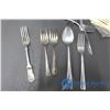Image 4 : Bucket of old Silverware; Serving Forks; Party Forks, etc