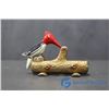 Image 2 : Metal Woodpecker Toothpick Holder