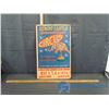 Image 1 : Vintage Wooden Meter Stick and Circus Poster