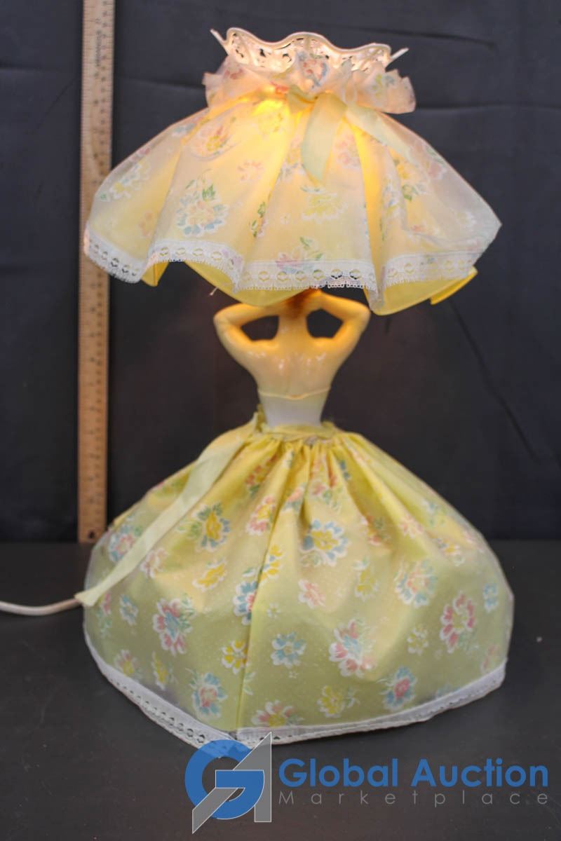 vintage doll lamp