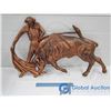 Image 1 : Plastic Bull Fighter Wall Decor