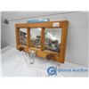 Image 2 : Mirrored Wooden Wall Decor With Coat Hook
