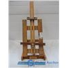 Image 1 : Wooden Adjustable/ Folding Easel (Stamped "Colours")
