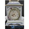 Image 12 : 2 Vintage Decorative Clocks with Porcelain Hat, Candy Dish & Large Doilie