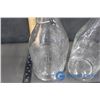 Image 2 : 2 Glass Milk Jugs with Lids