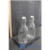 Image 3 : 2 Glass Milk Jugs with Lids