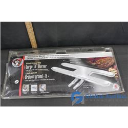 Large "H" Burner (NIB) Stainless Steel