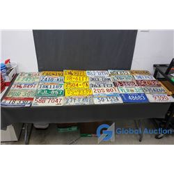 Variety of Unites States License Plates