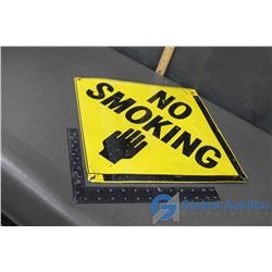 No Smoking Tin Sign