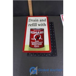 Mohawk Motor Oil Fancy Sign