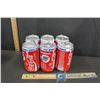 Image 5 : A 6 Pack of Coca-Cola Cans and A Tin Massey Ferguson Mailbox Coin Bank
