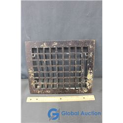 Vintage Metal Floor Vent Cover