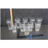 Image 2 : (5)large and (5) Small Coca-Cola Glasses