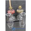 Image 3 : (2) Potpourri Filled Oil Lamps