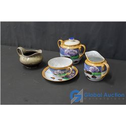 Tea Set and Made in Canada Creamer