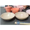 Image 3 : Pink Plastic Dinnerware
