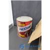Image 5 : (3)Prestone Anti-Freeze Tins in Original Box & (1)Specified Anti-Freeze Tin