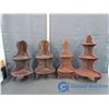 Image 1 : (4) Corner Shelves (one pair)