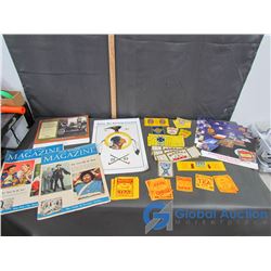 Vintage Magazines, Tea Labels, Calenders, etc