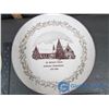 Image 4 : (2) Decorative Plates (Queens Ave United Church in B.C and St Micheals Church in Saskatoon)