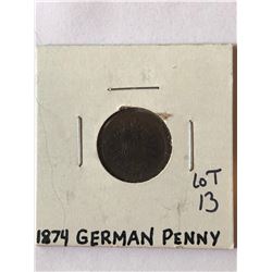 1874 Germany Penny