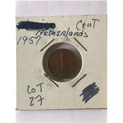 1957 Netherlands Cent