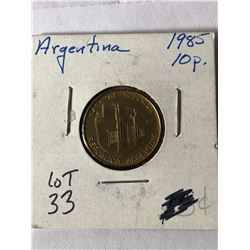 Beautiful 1985 ARGENTINA 10 Pesos MS High Grade