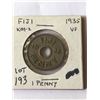 Image 1 : 1935 Fiji Penny in Very Fine Grade