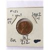 Image 1 : 1982 Fiji Penny in Brilliant UNC Grade