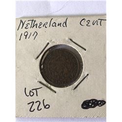 1917 Netherlands Cent