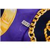 Image 5 : Celine Blue Purple Gold Silk Scarf Chain-Link Belt Illustrations