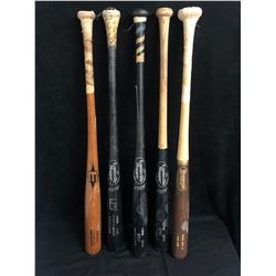 AUTHENTIC GAME USED BASEBALL PLAYERS BATS LOT