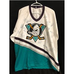 2003 ANAHEIM DUCKS TEAM SIGNED HOCKEY JERSEY