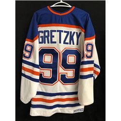 WAYNE GRETZKY EDMONTON OILERS HOCKEY JERSEY (XL)