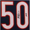 Image 2 : Mike Singletary Signed Chicago Bears 35x43 Custom Framed Jersey Inscribed "HOF 98" (JSA COA)