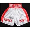 Image 1 : Riddick Bowe Signed "Big Daddy" Boxing Shorts (MAB Hologram)