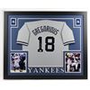 Image 1 : Didi Gregorius Signed New York Yankees 35x43 Custom Framed Jersey (JSA COA)