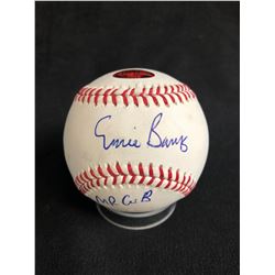 ERNIE BANKS SIGNED BASEBALL ( banks coa)