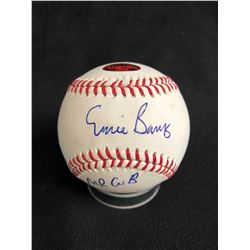 ERNIE BANKS SIGNED BASEBALL ( banks coa)