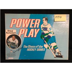 Power Play Hockey Board Game 1970 Orland Kurtenbach Vancouver Canucks