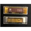 Image 1 : 2 VINTAGE MINIATURE TRAIN CARS