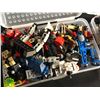 Image 3 : BIN OF LEGO PCS AND MINI FIGURES
