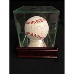 UFC & WWE CHAMPION RONDA ROUSEY SIGNED BASEBALL WITH CASE PSA CERTIFIED AD11256