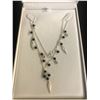 Image 1 : 4mm BLACK SPINEL GEMSTONE NECKLACE (17")