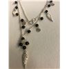 Image 2 : 4mm BLACK SPINEL GEMSTONE NECKLACE (17")