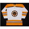 Image 2 : Bobby Orr Signed Bruins - Flying Goal Logo - Custom Stitched Jersey (Orr COA)