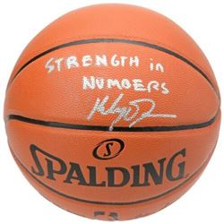 KLAY THOMSON SIGNED BASKETBALL ( FANATICS COA)