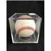 Image 1 : JOEL PINERO SIGNED BASEBALL WITH COA AND DISPLAY CASE